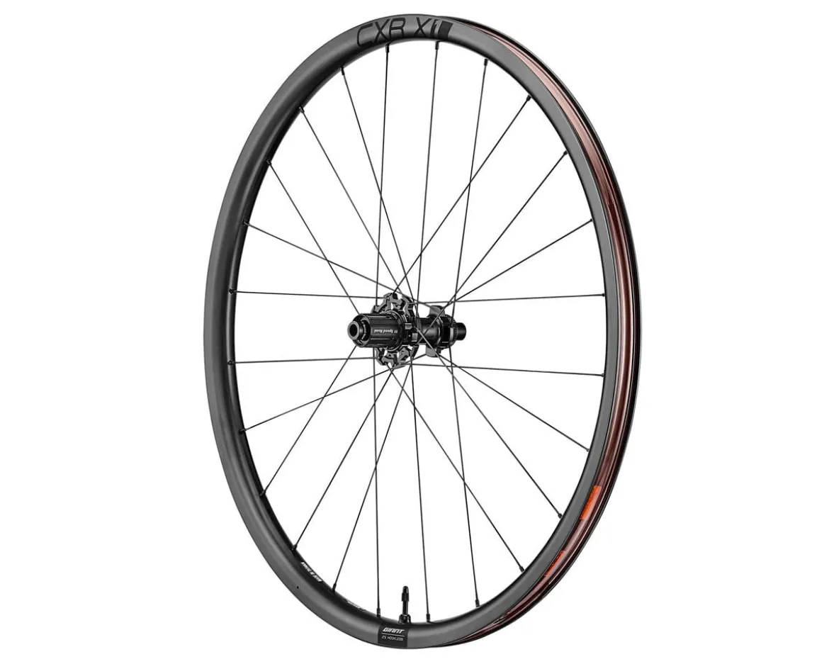 Giant CXR X1 Disc Gravel Wheels (Black) (Shimano HG 11/12) (Rear) (12 x 142mm) (700c) (Centerlock) (Tubeless)