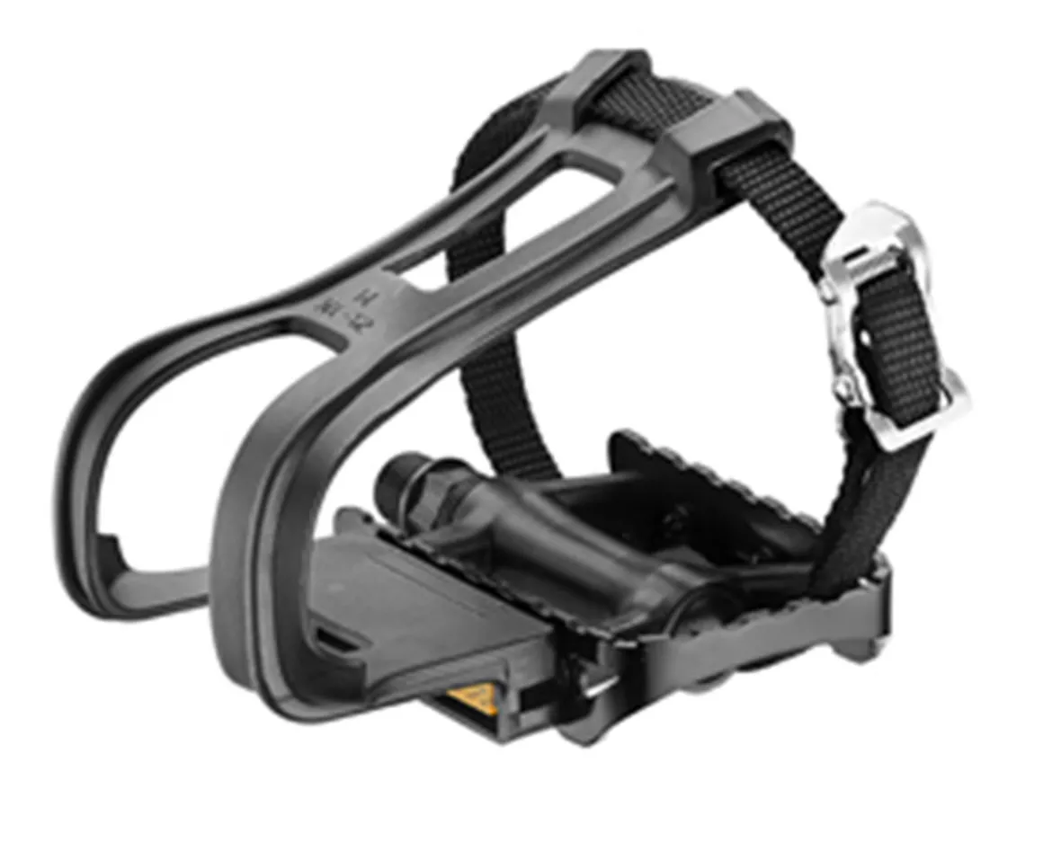 Giant Empire Pedals w/Toe Clips (Black)