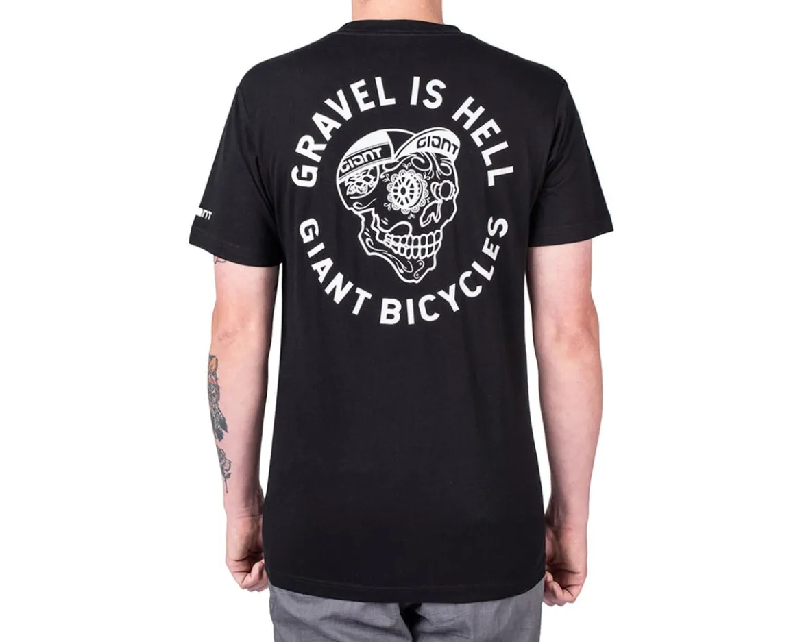 Giant Gravel Is Hell Short Sleeve T-Shirt (Black/Camo) (XS)