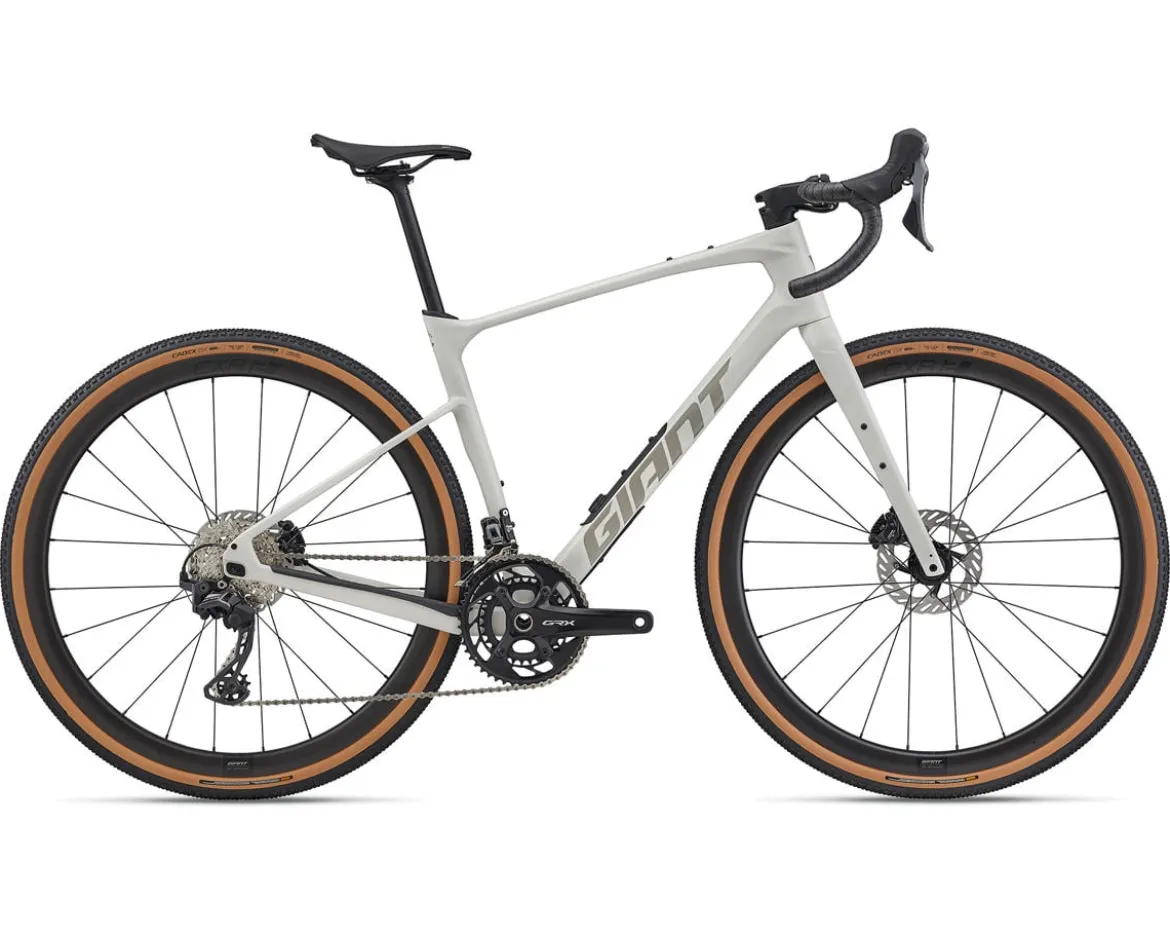 Giant Revolt Advanced 0 Gravel Bike (Snow Drift) (M/L)