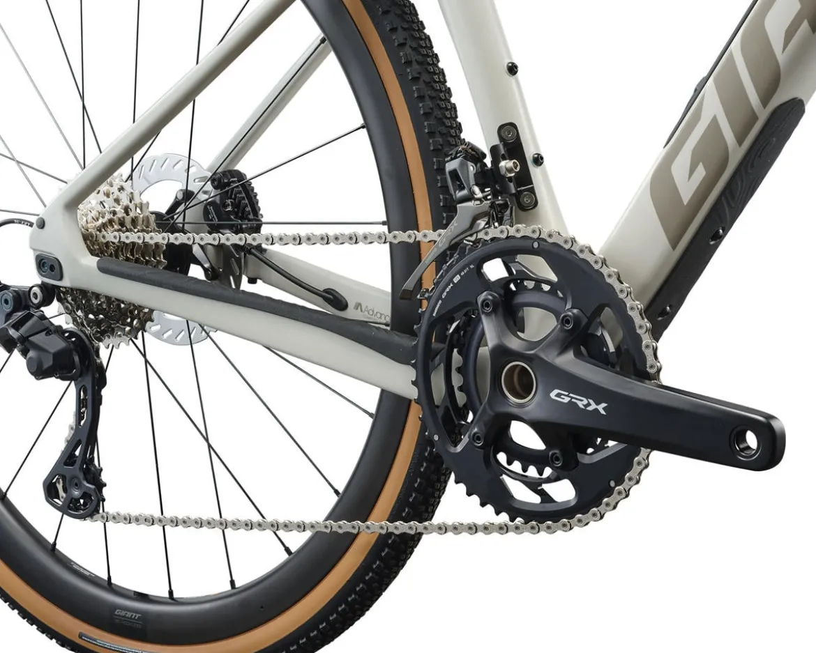 Giant Revolt Advanced 0 Gravel Bike (Snow Drift) (M/L)