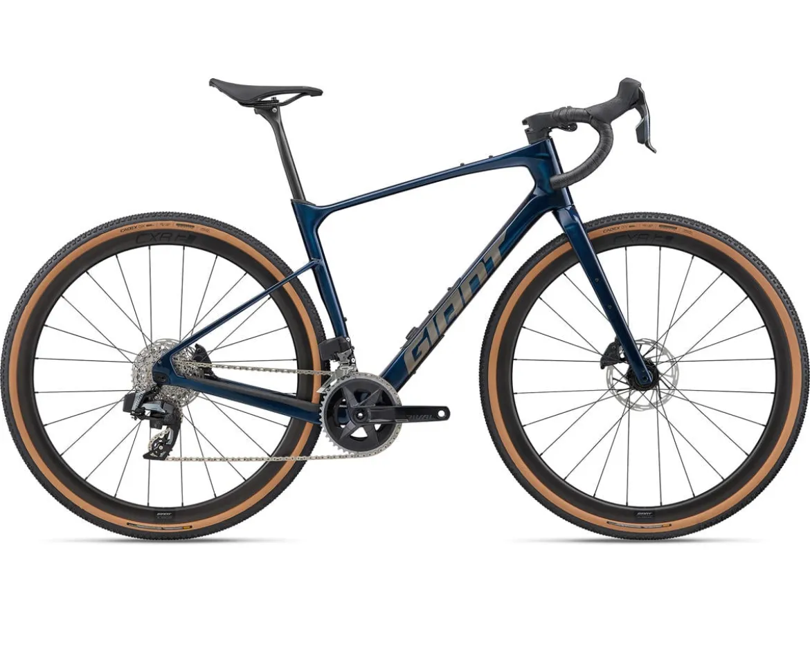 Giant Revolt Advanced Pro 1 Gravel Bike (Ocean Twilight) (M/L)