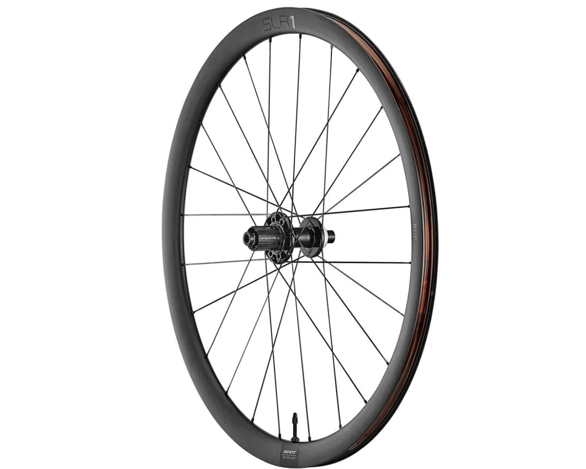 Giant SLR 1 36 Disc Road Wheels (Black) (Shimano HG 11/12) (Rear) (12 x 142mm) (700c) (Centerlock) (Tubeless)