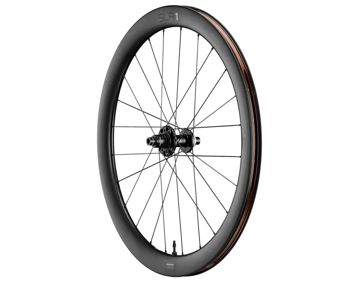 Giant SLR 1 50 Disc Road Wheels (Black) (Front) (12 x 100mm) (700c) (Centerlock) (Tubeless)