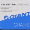 Giant Standard 3/32" Chain (Brown/Silver) (5-6 Speed) (116 Links)