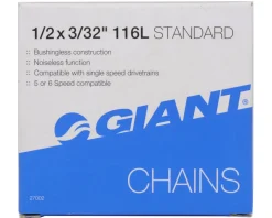 Giant Standard 3/32" Chain (Brown/Silver) (5-6 Speed) (116 Links)