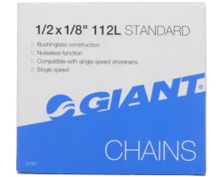 Giant Standard 1/8" Single Speed Chain (Brown) (Single Speed) (112 Link)