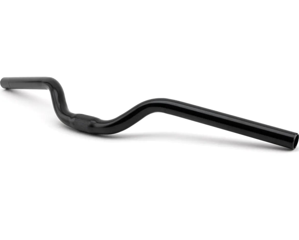 Giant Steel Comfort Handlebar (Black) (25.4mm) (2.5" Rise) (640mm) (9° Sweep)