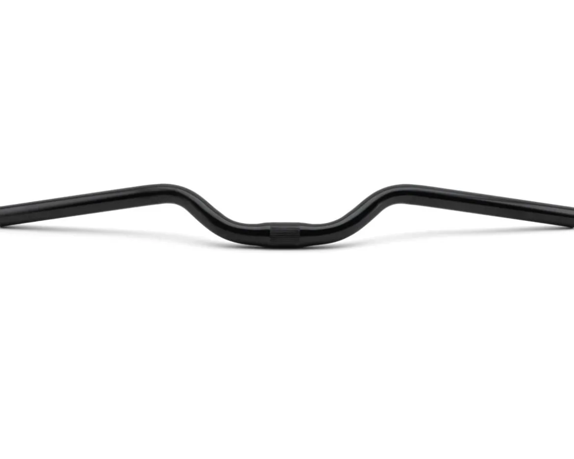 Giant Steel Comfort Handlebar (Black) (25.4mm) (2.5" Rise) (640mm) (9° Sweep)