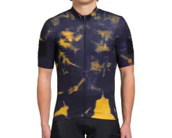 Giant x Cuore Working Title Short Sleeve Gravel Jersey (Dark Blue Washout) (M)