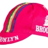 Giordana Brooklyn Cycling Cap w/ Stripes (Pink) (One Size Fits Most)