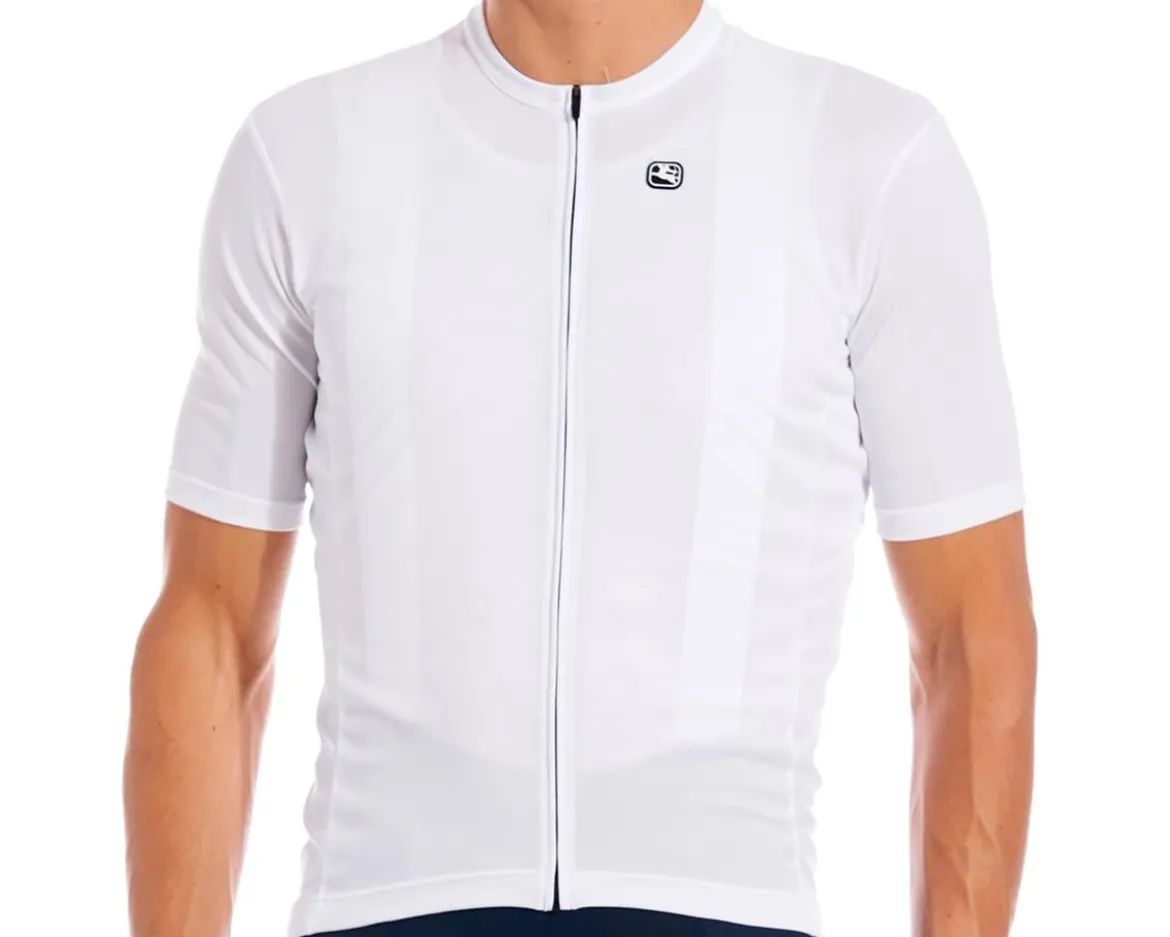 Giordana Fusion Short Sleeve Jersey (White) (XL)