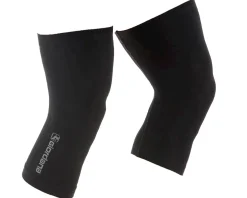 Giordana Knitted Dryarn Knee Warmers (Black) (XS/S)