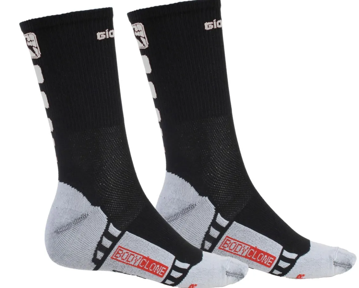 Giordana Men's FR-C Tall Cuff Socks (Black/White) (S)