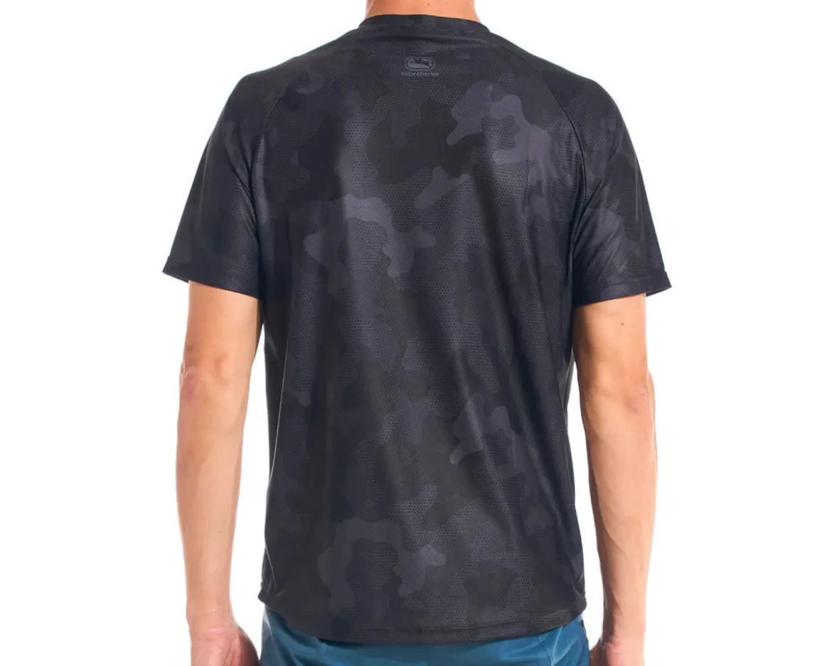 Giordana Men's MTB Short Sleeve Jersey (Black/Camo) (S)
