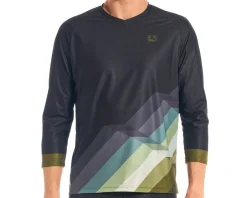 Giordana Men's MTB 3/4 Sleeve Jersey (Slope Black) (S)