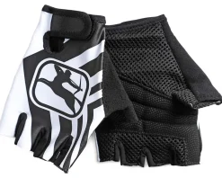 Giordana Moda Retro Short Finger Gloves (Logo) (S)