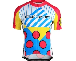 Giordana Motivo Jersey (Magenta/Yellow/Blue/White) (S)