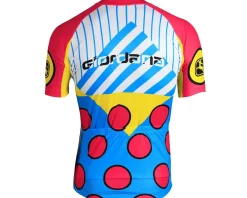 Giordana Motivo Jersey (Magenta/Yellow/Blue/White) (S)
