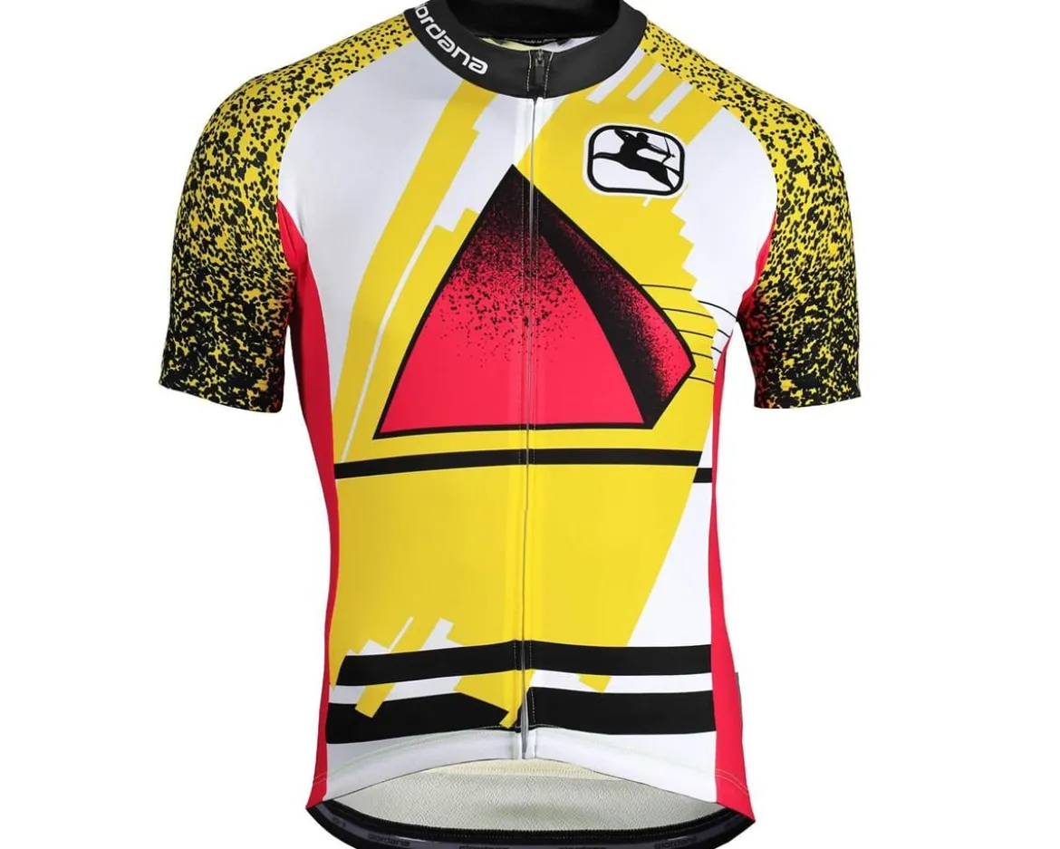 Giordana Piramide Jersey (Yellow/Magenta/White) (XS)