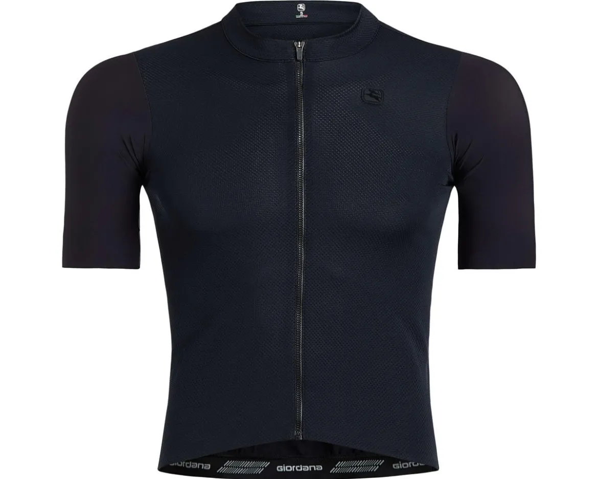 Giordana SilverLine Short Sleeve Jersey (Black) (M)