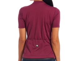 Giordana Women's Fusion Short Sleeve Jersey (Sangria) (M)