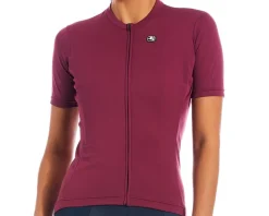 Giordana Women's Fusion Short Sleeve Jersey (Sangria) (M)