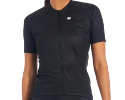 Giordana Women's Fusion Short Sleeve Jersey (Black) (S)