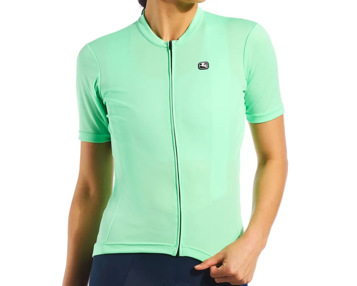 Giordana Women's Fusion Short Sleeve Jersey (Neon Mint) (L)