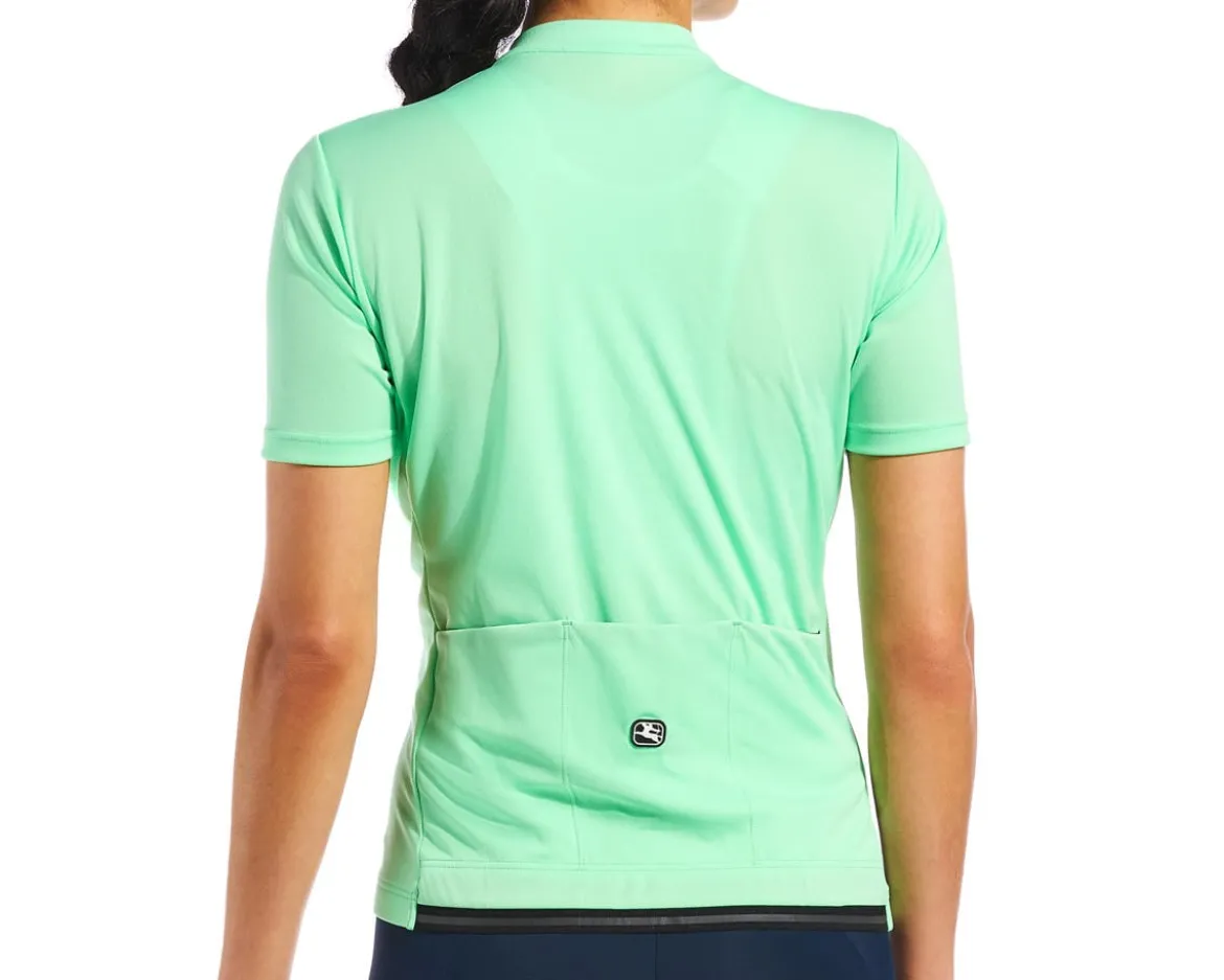 Giordana Women's Fusion Short Sleeve Jersey (Neon Mint) (L)