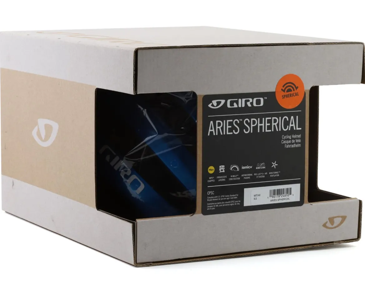 Giro Aries Spherical MIPS Helmet (Ano Blue) (L)