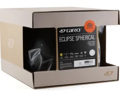 Giro Eclipse Spherical Road Helmet (Matte Black/Gloss Black) (M)