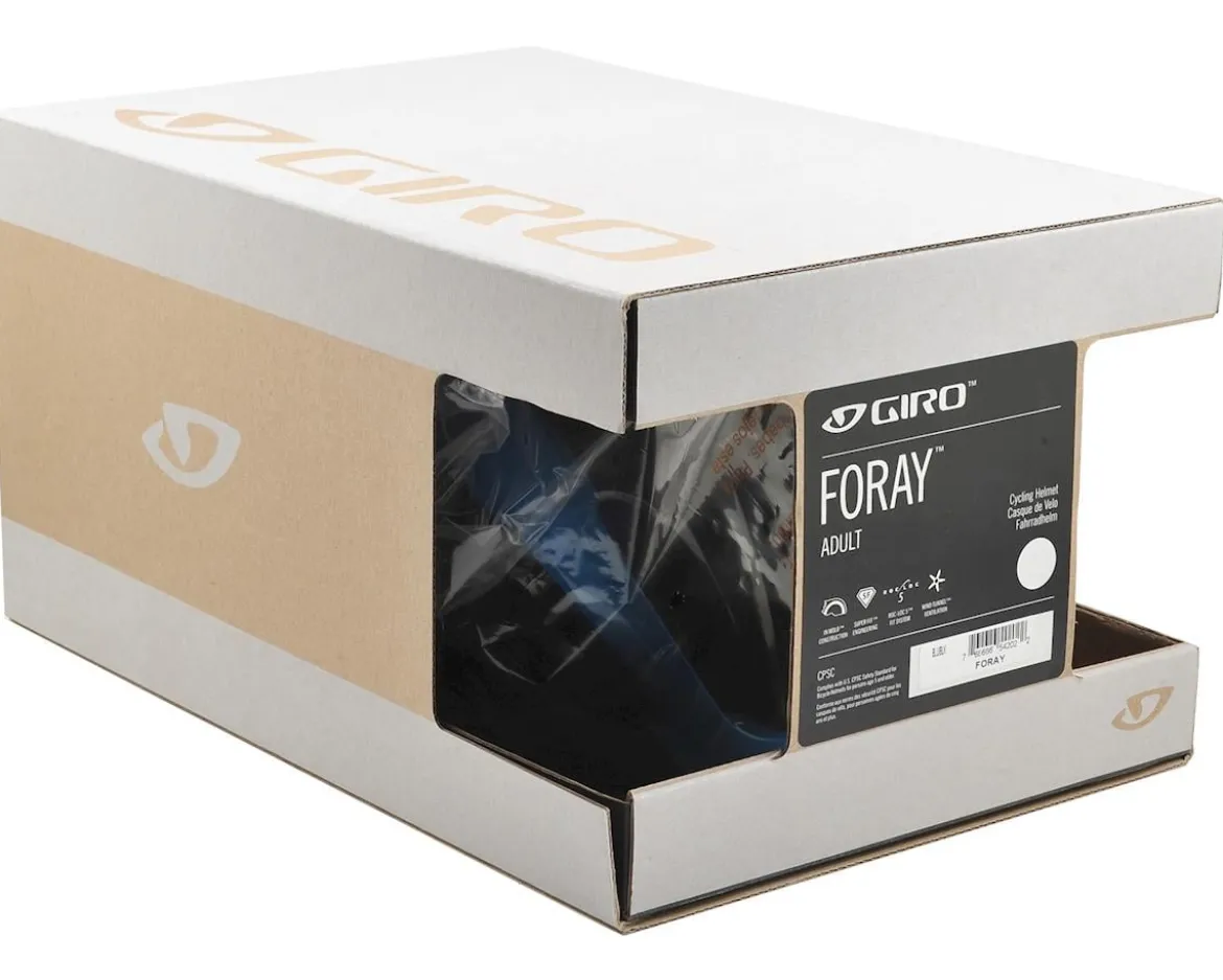 Giro Foray Road Helmet (Blue/Black) (L)