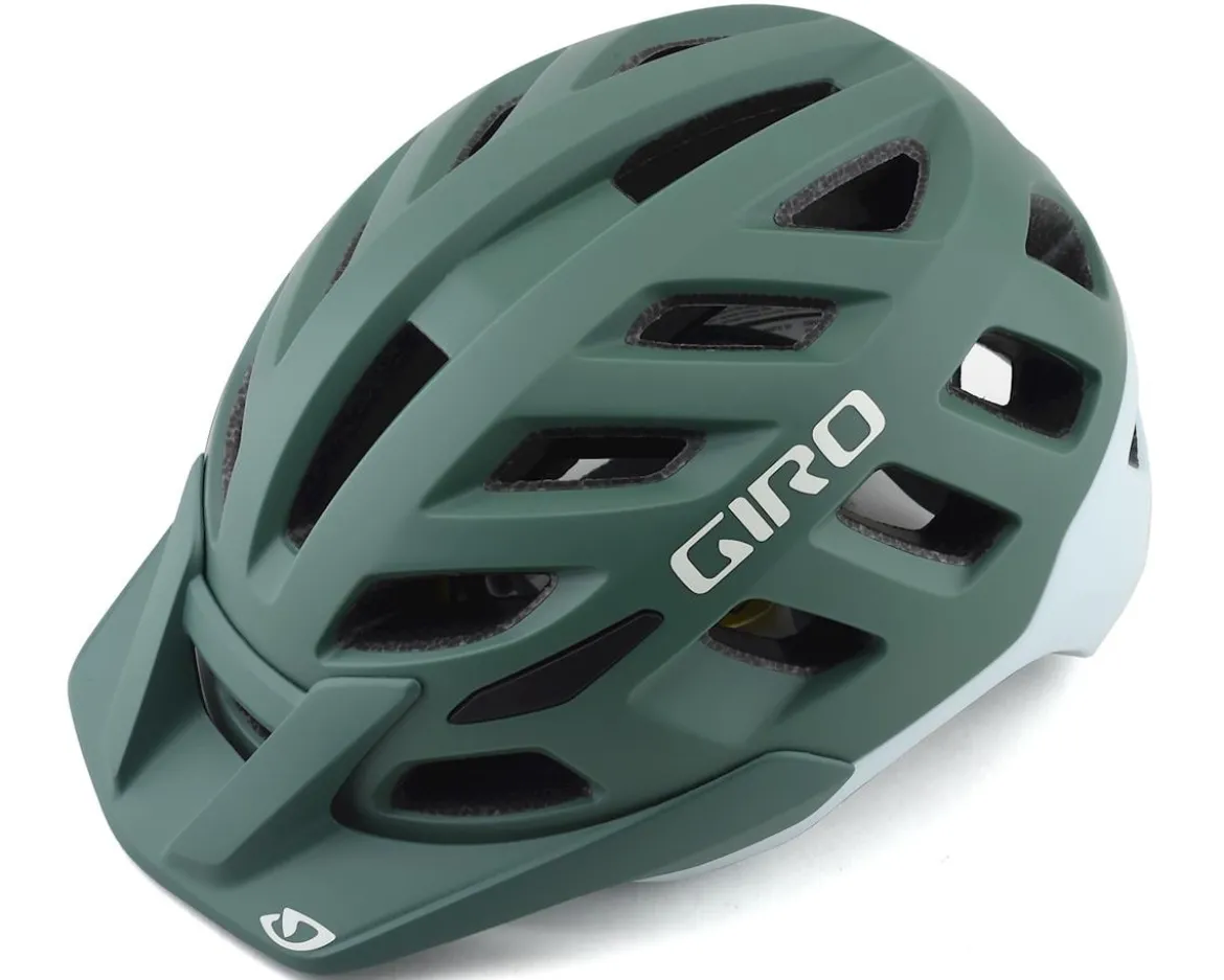 Giro Women's Radix Mountain Helmet w/ MIPS (Matte Grey/Green) (M)