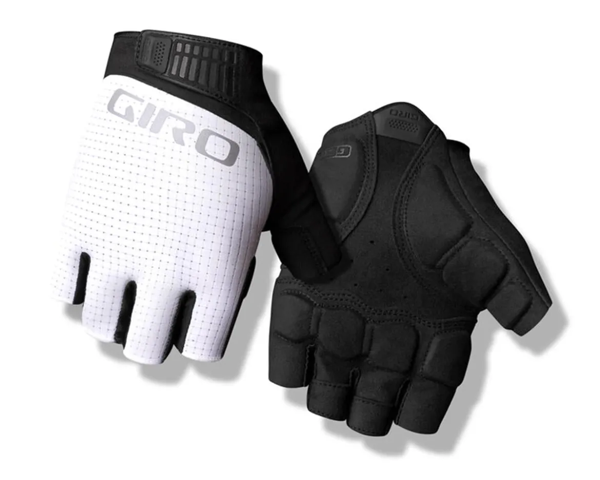 Giro Bravo II Gel Gloves (White) (S)