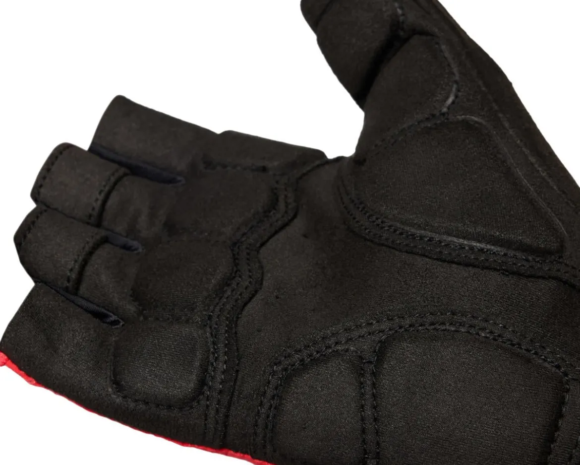 Giro Bravo II Gel Short Finger Gloves (Flame Red) (M)