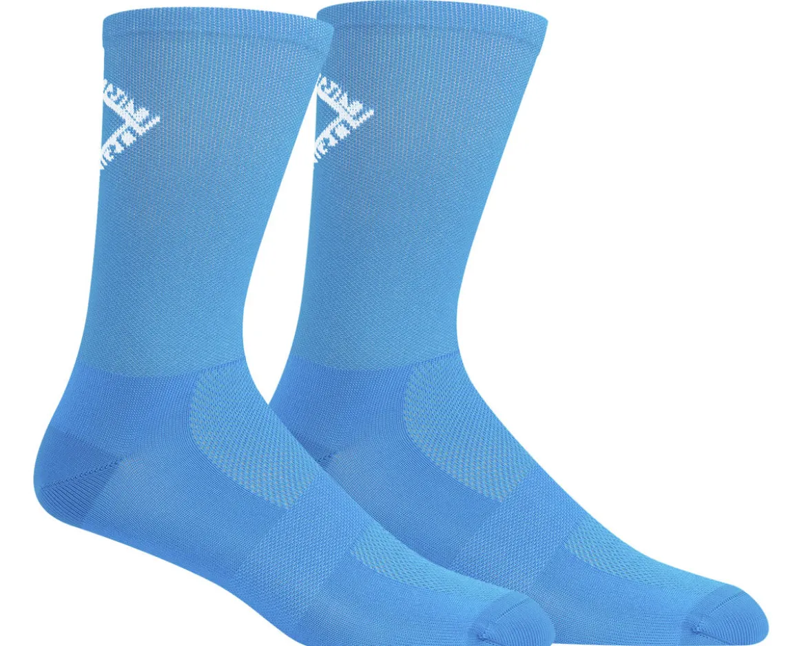 Giro Comp Racer High Rise Socks (Ano Blue Halcyon) (S)