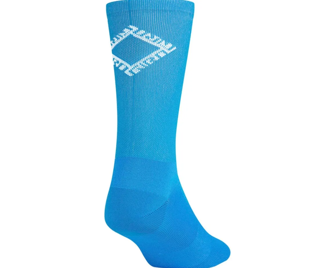 Giro Comp Racer High Rise Socks (Ano Blue Halcyon) (S)