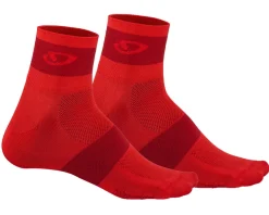 Giro Comp Racer Socks (Bright Red/Dark Red) (S)