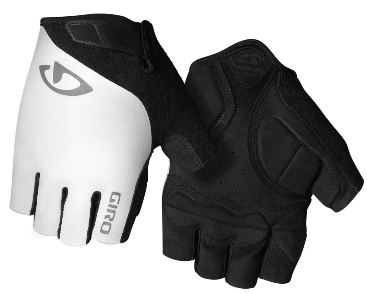 Giro Jag Short Finger Gloves (White) (L)