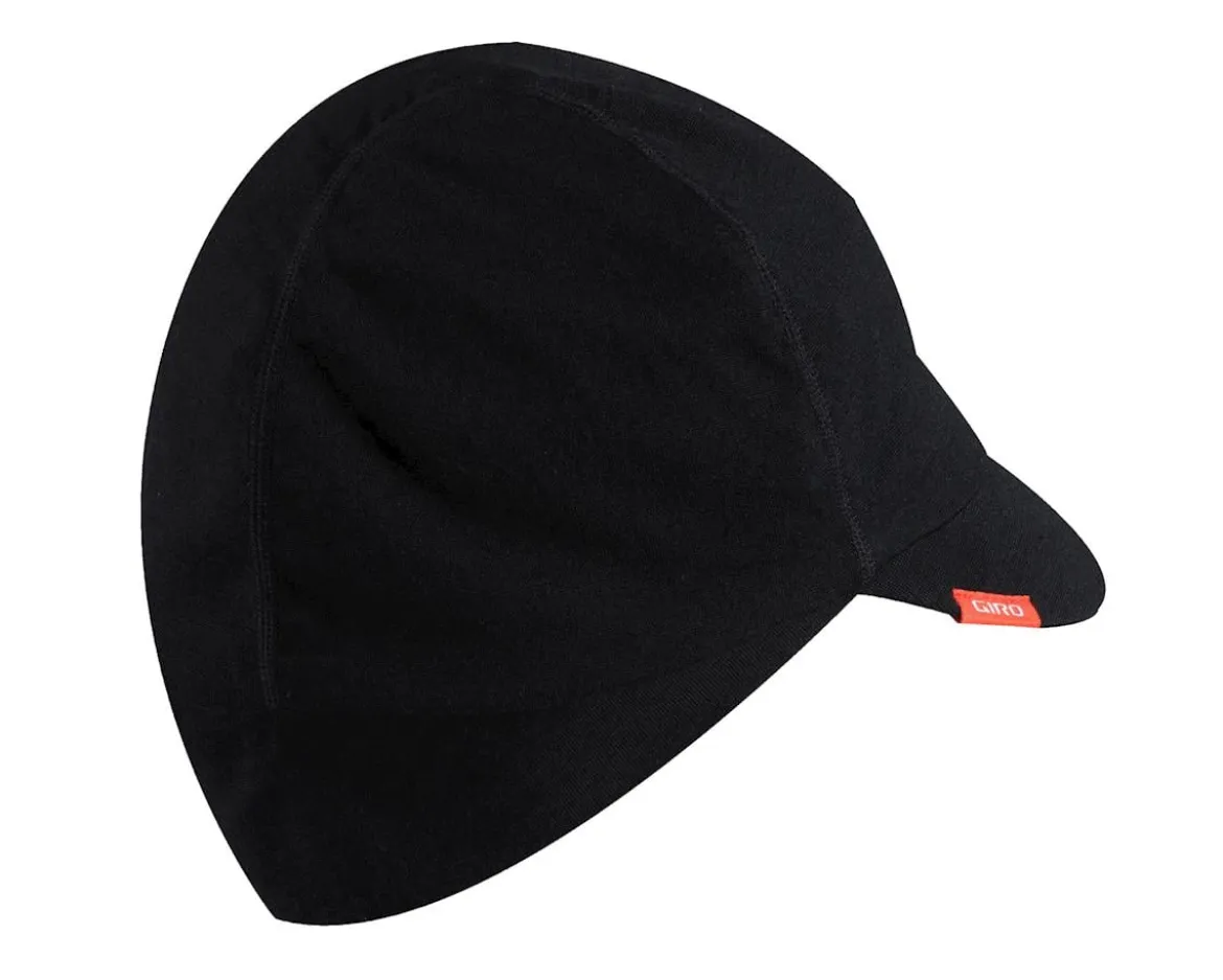 Giro Merino Wool Cycling Cap (Black) (L/XL)