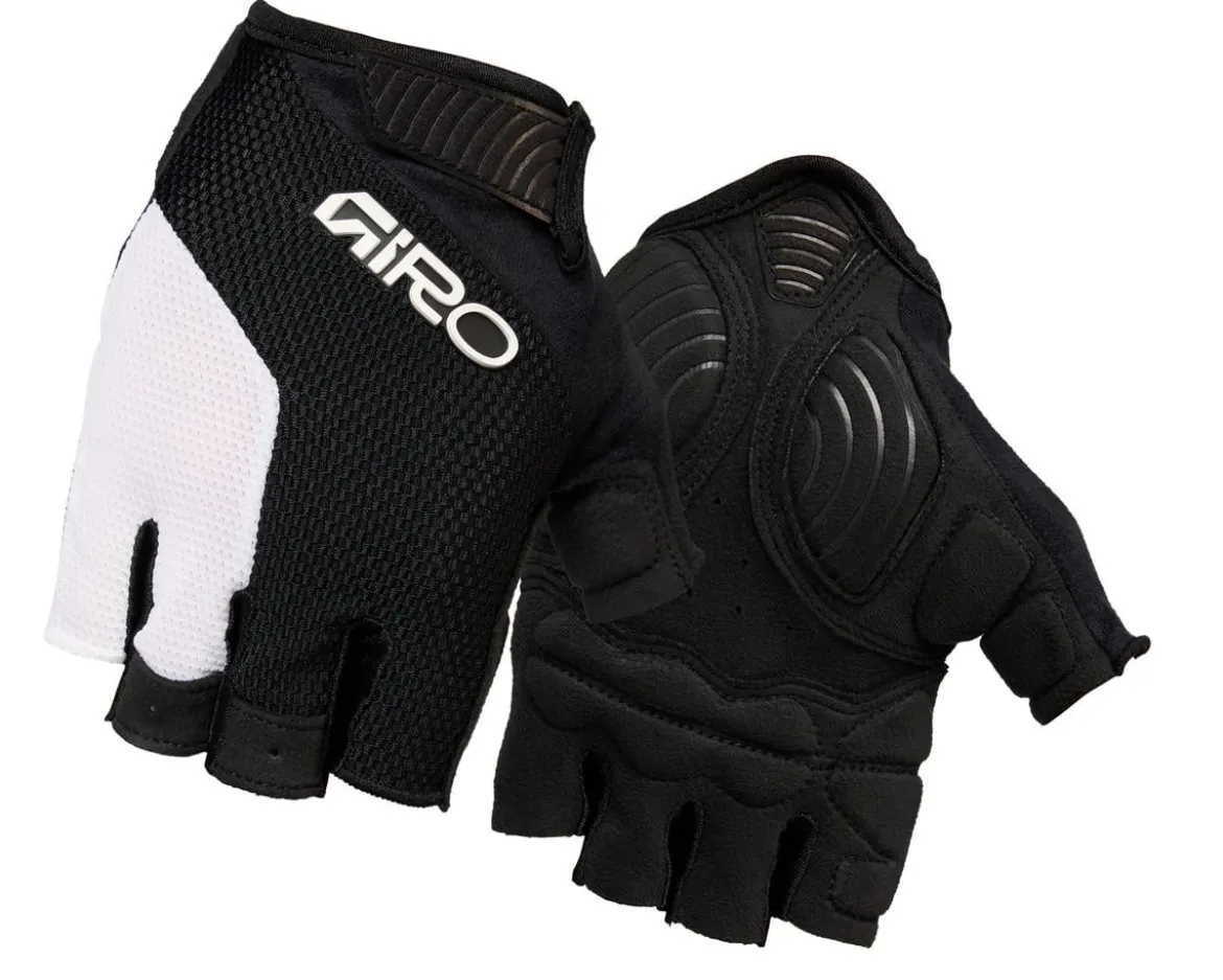 Giro Strade Dure Supergel Short Finger Gloves (Black/White) (M)