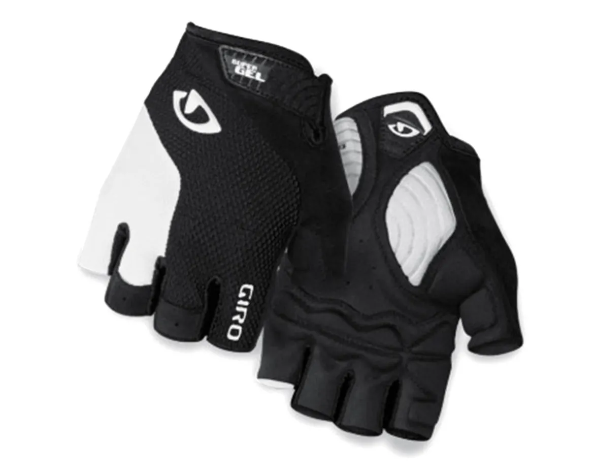 Giro Strade Dure Supergel Short Finger Gloves (White/Black) (XL)