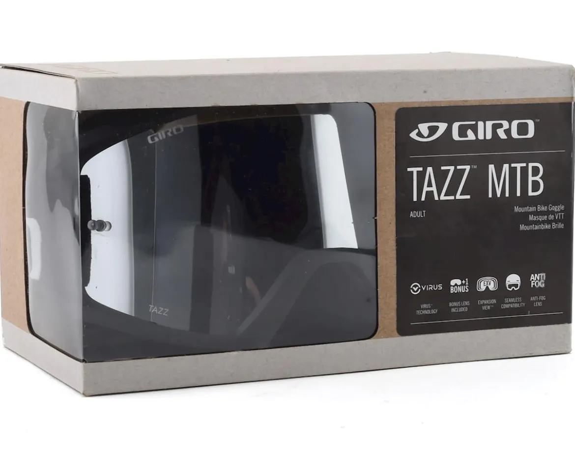 Giro Tazz Mountain Goggles (Black/Grey) (Smoke Lens)