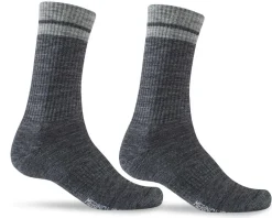 Giro Winter Merino Wool Socks (Charcoal/Grey) (L)
