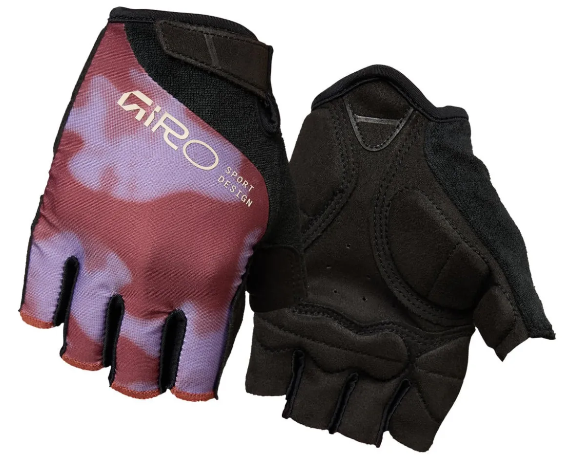 Giro Women's Jag'ette Short Finger Gloves (Maroon Pulse) (S)