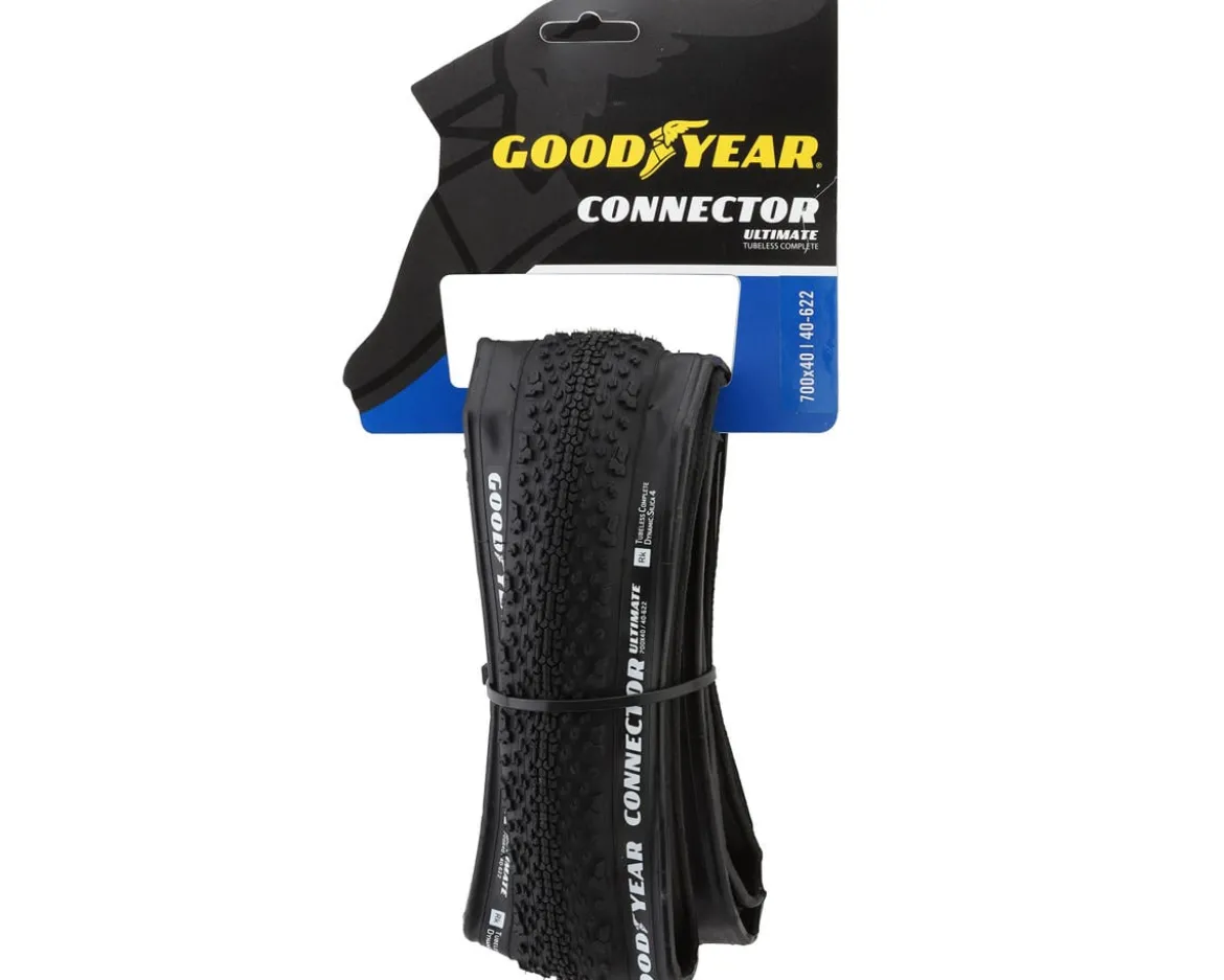 Goodyear Connector S4 Ultimate Tubeless Gravel Tire (700c) (40mm) (Black)