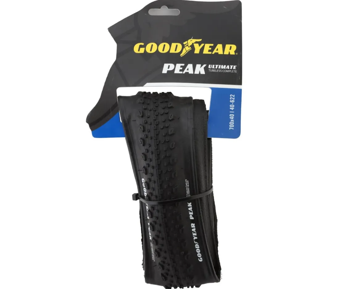 Goodyear Peak Ultimate Tubeless Gravel Tire (700c) (40mm) (Black)