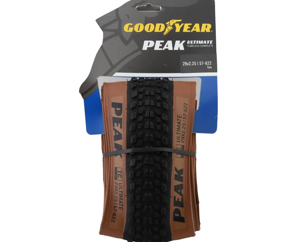 Goodyear Peak Ultimate Tubeless Mountain Tire (Black/Tan) (29") (2.25") (Dynamic AT/Tubeless Complete)