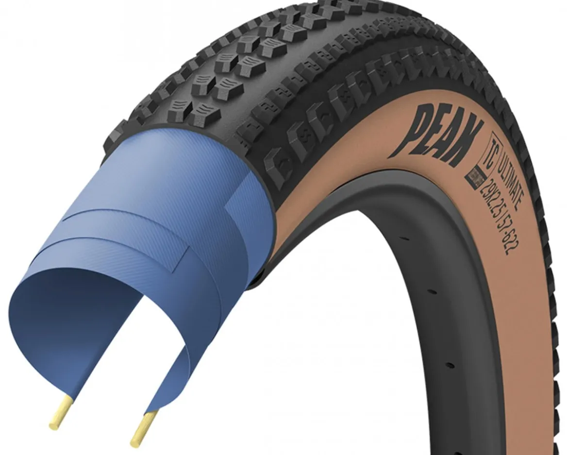 Goodyear Peak Ultimate Tubeless Mountain Tire (Black/Tan) (29") (2.25") (Dynamic AT/Tubeless Complete)